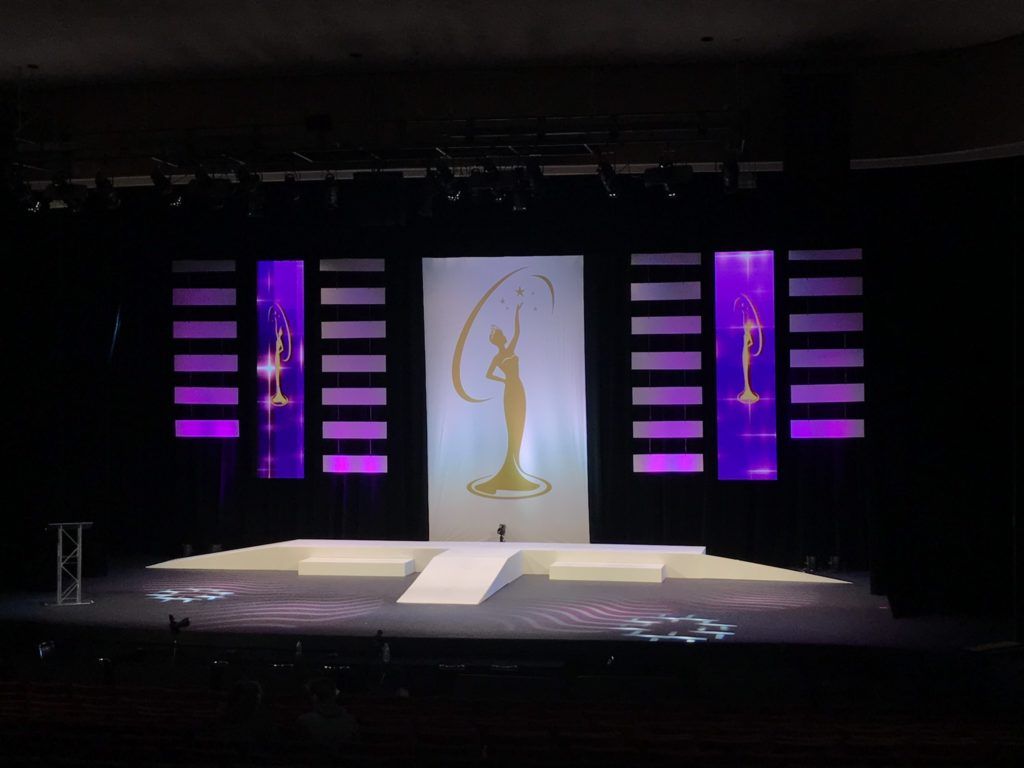 Stage set for Miss NC USA Pageant
