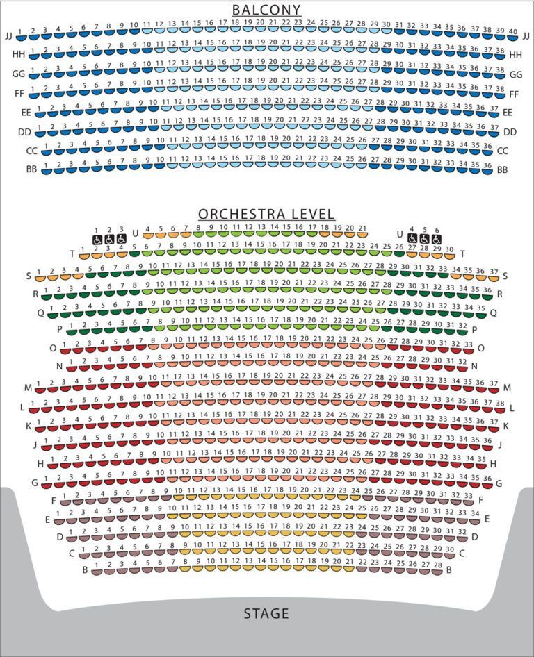 Seating Chart | High Point Theatre