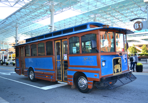 During events, the Terminal is closed to traffic.